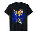 Dabbing Soccer Bosnia Herzegovina Fans T-Shirt - Trendy Graphic Unisex - T-Shirt, Sweatshirt, Hoodie