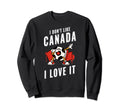 Canada Soccer Supporters Fun Flag Sweatshirt - Unique Graphic Unisex - T-Shirt, Sweatshirt, Hoodie