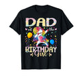Dad Birthday Unicorn Dabbing Party T-Shirt - Streetwear Style Men Women - T-Shirt, Sweatshirt, Hoodie