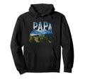 Papa Bear Mountains Daddy Bear Dad Hoodie - Graphic Print for Adults - T-Shirt, Sweatshirt, Hoodie