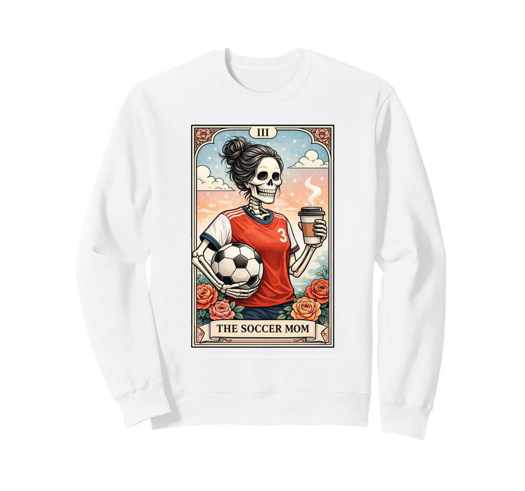 Soccer Mom Soccer Mama Game Day Sweatshirt - Aesthetic Graphic for Adults - T-Shirt, Sweatshirt, Hoodie