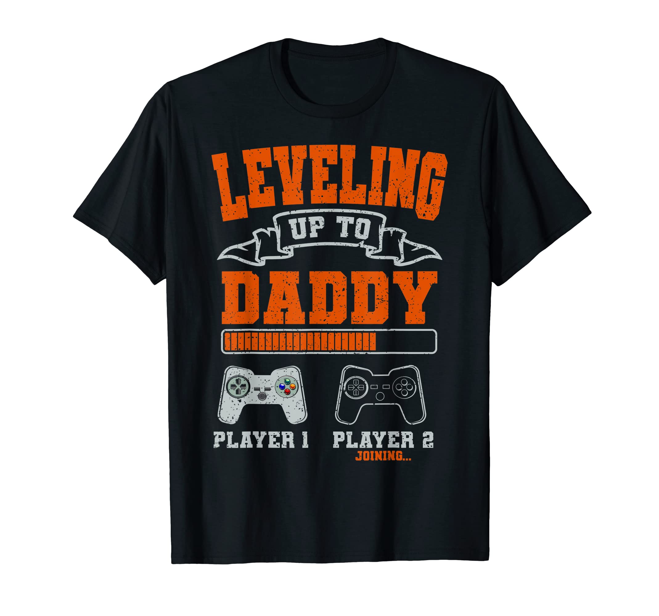 Mens Leveling Up To Daddy Gaming T-Shirt - Fun Novelty Design for Adults - T-Shirt, Sweatshirt, Hoodie