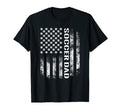 Soccer Dad I Usa Flag Fathers Day Gift T-Shirt - Custom Art Print Unisex - T-Shirt, Sweatshirt, Hoodie