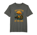 Life Is Better Lake Fishing Nature T-Shirt - Streetwear Style Unisex - T-Shirt, Sweatshirt, Hoodie