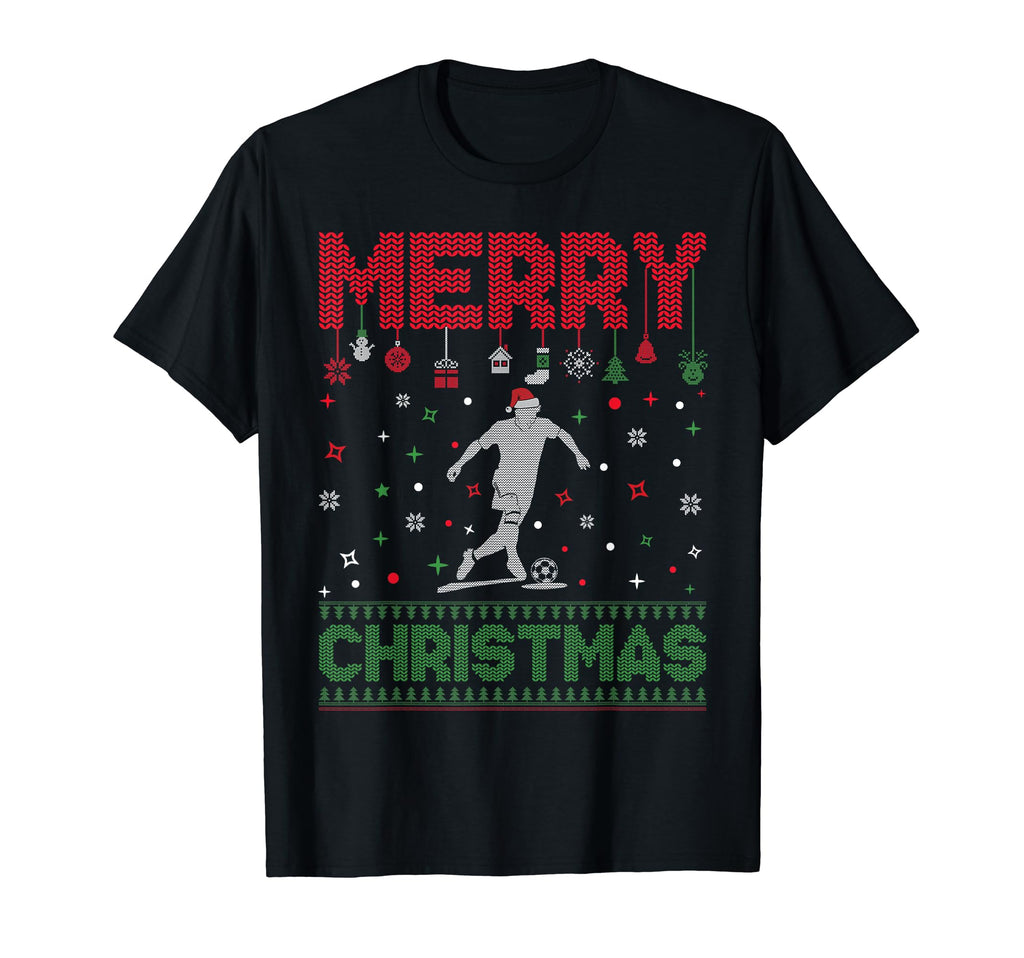 Ugly Holiday Funny Soccer Player T-Shirt - Fun Novelty Design Men Women - T-Shirt, Sweatshirt, Hoodie