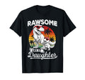 Awesome Like My Daughter T Rex Dad Dinosaur T-Shirt - Graphic Print Unisex - T-Shirt, Sweatshirt, Hoodie