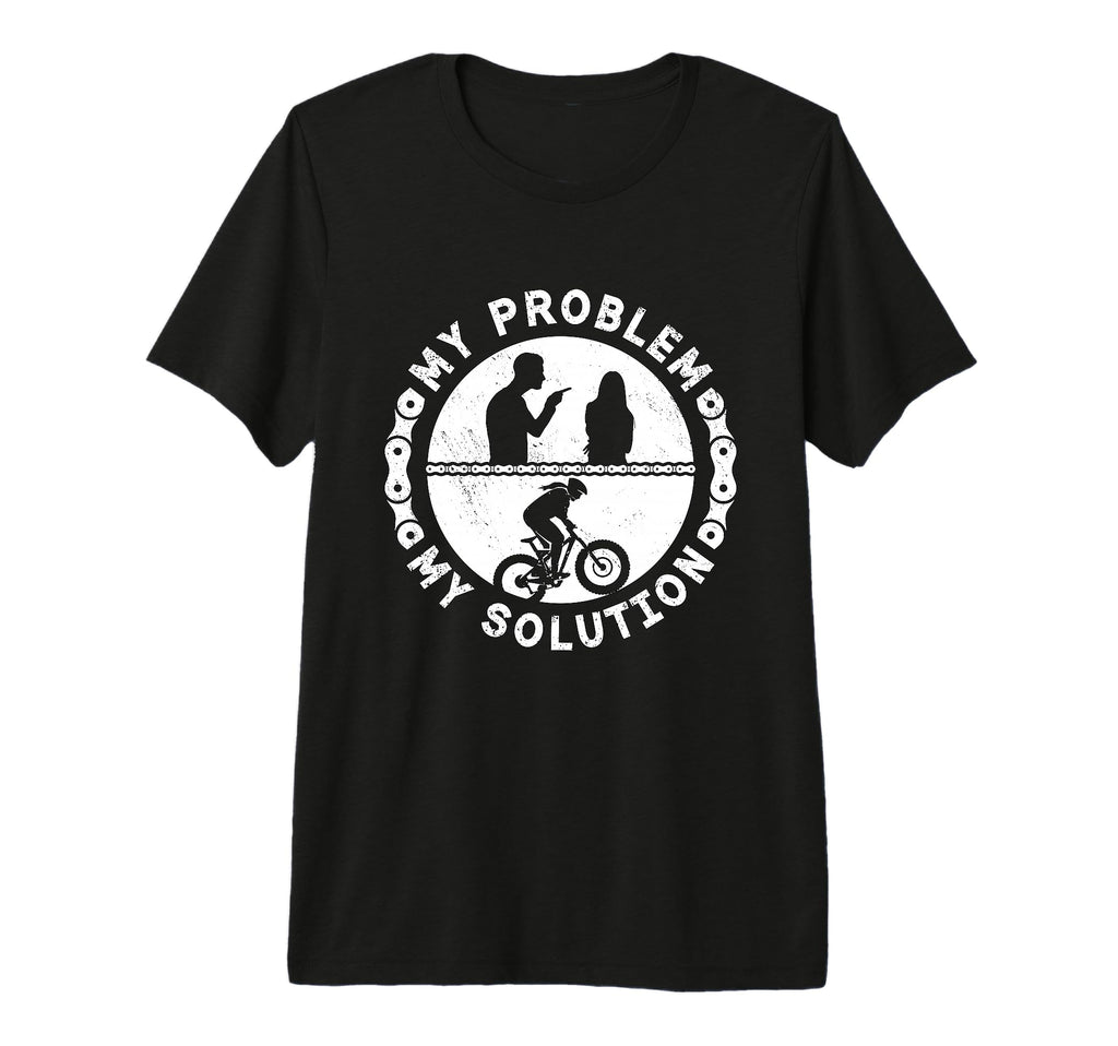 My Problem My Solution Pictogram Mom Dad T-Shirt - Streetwear Style Unisex - T-Shirt, Sweatshirt, Hoodie