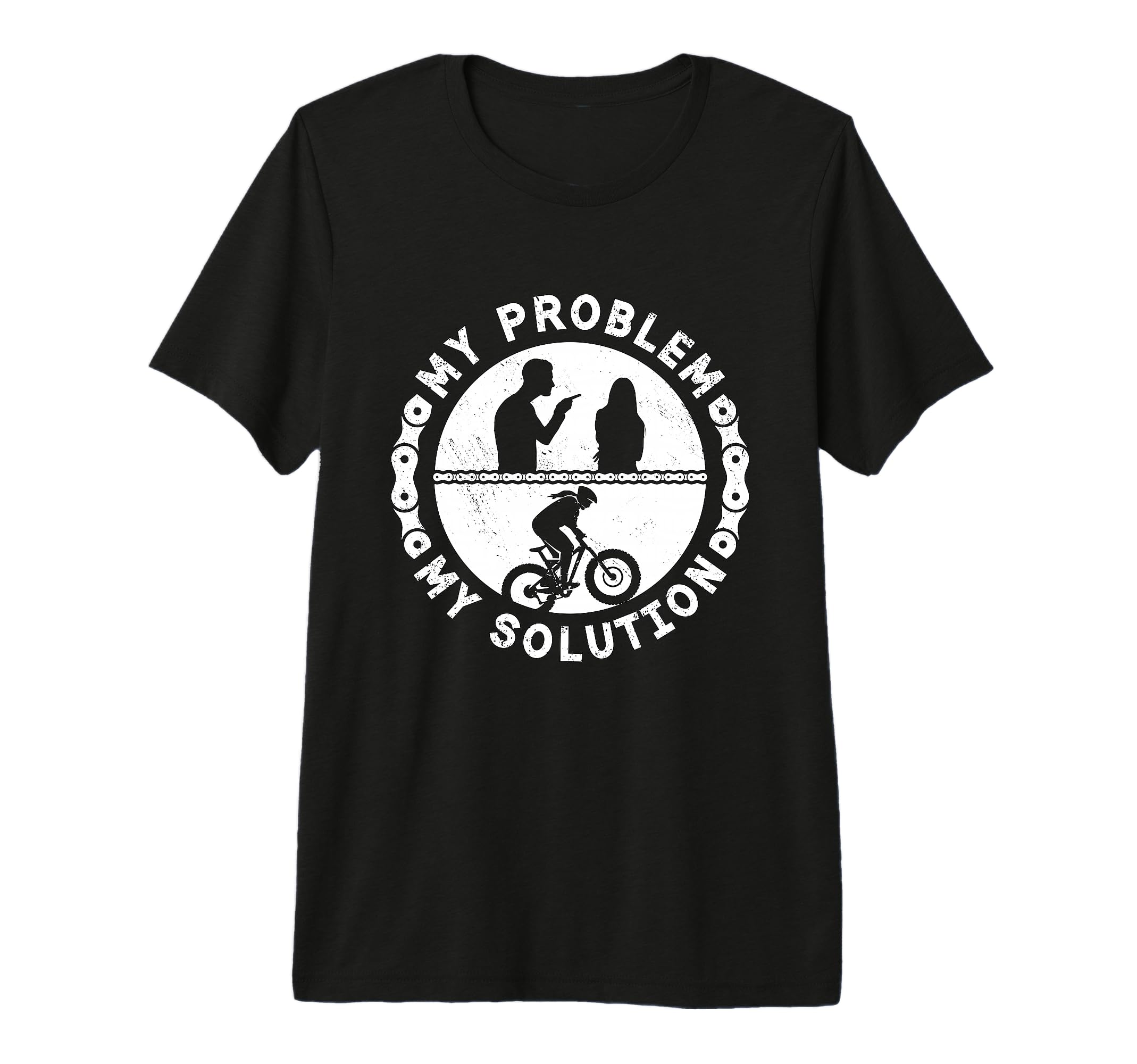 My Problem My Solution Pictogram Mom Dad T-Shirt - Streetwear Style Unisex - T-Shirt, Sweatshirt, Hoodie