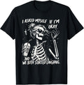 I Asked Myself If I'm Okay Snarky Sarcastic Mental - Adult & Kids T-Shirts, Sweatshirts & Hoodies apparel design preview 1