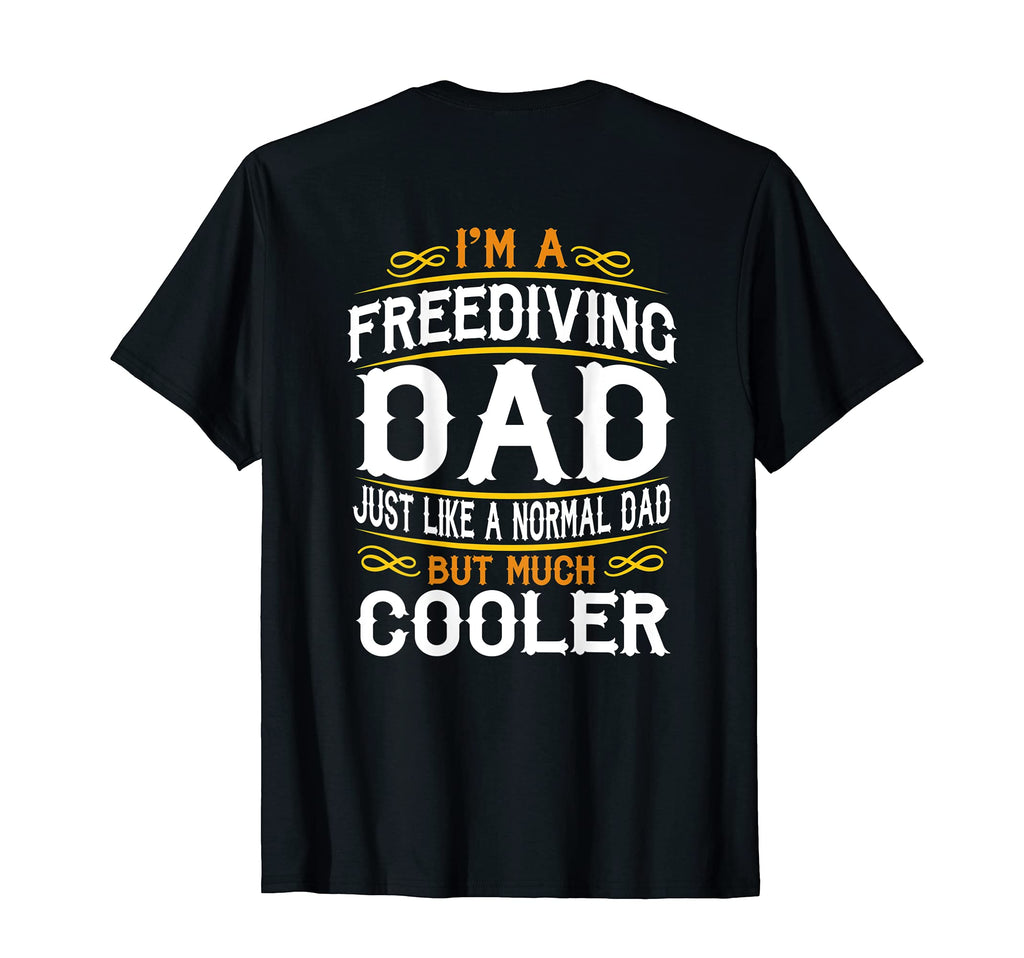 Freediving Dad Im Dad T Shirts F521 T-Shirt - Minimalist Print for Adults - T-Shirt, Sweatshirt, Hoodie