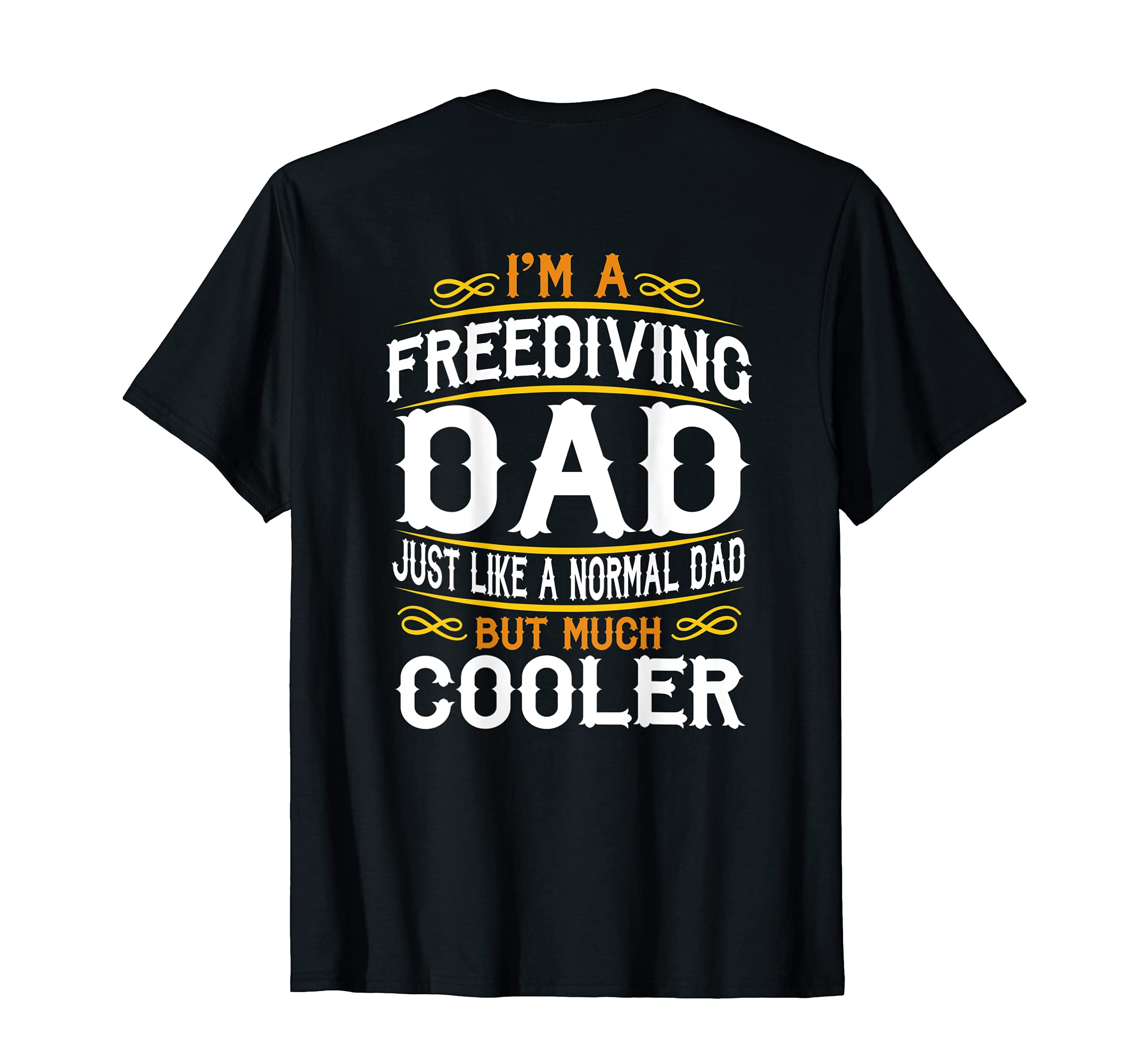 Freediving Dad Im Dad T Shirts F521 T-Shirt - Minimalist Print for Adults - T-Shirt, Sweatshirt, Hoodie
