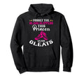 Forget Glass Slippers This Princess Hoodie - Minimalist Print for Adults - T-Shirt, Sweatshirt, Hoodie