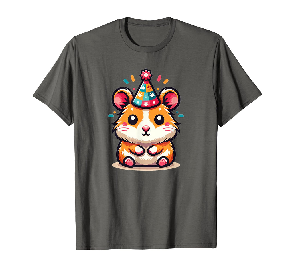 Birthday Hamster Children Birthday T-Shirt - Fun Novelty Design Unisex - T-Shirt, Sweatshirt, Hoodie