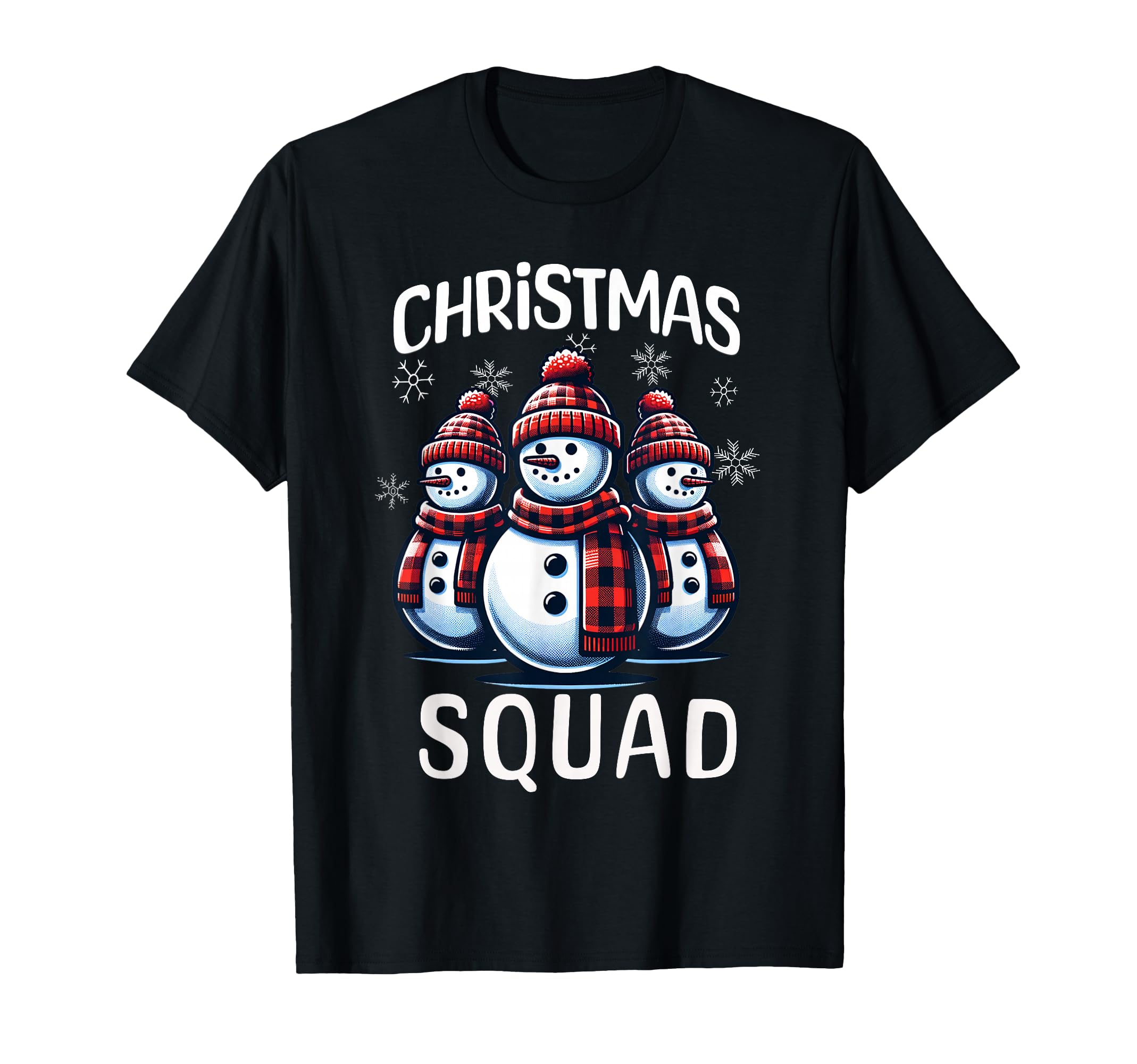 Snowman Family Group Matching Squad T-Shirt - Streetwear Style for Adults - T-Shirt, Sweatshirt, Hoodie