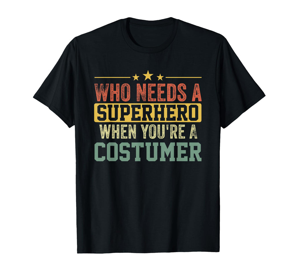 Funny Costumer Superhero Dad T-Shirt - Minimalist Print for Adults - T-Shirt, Sweatshirt, Hoodie