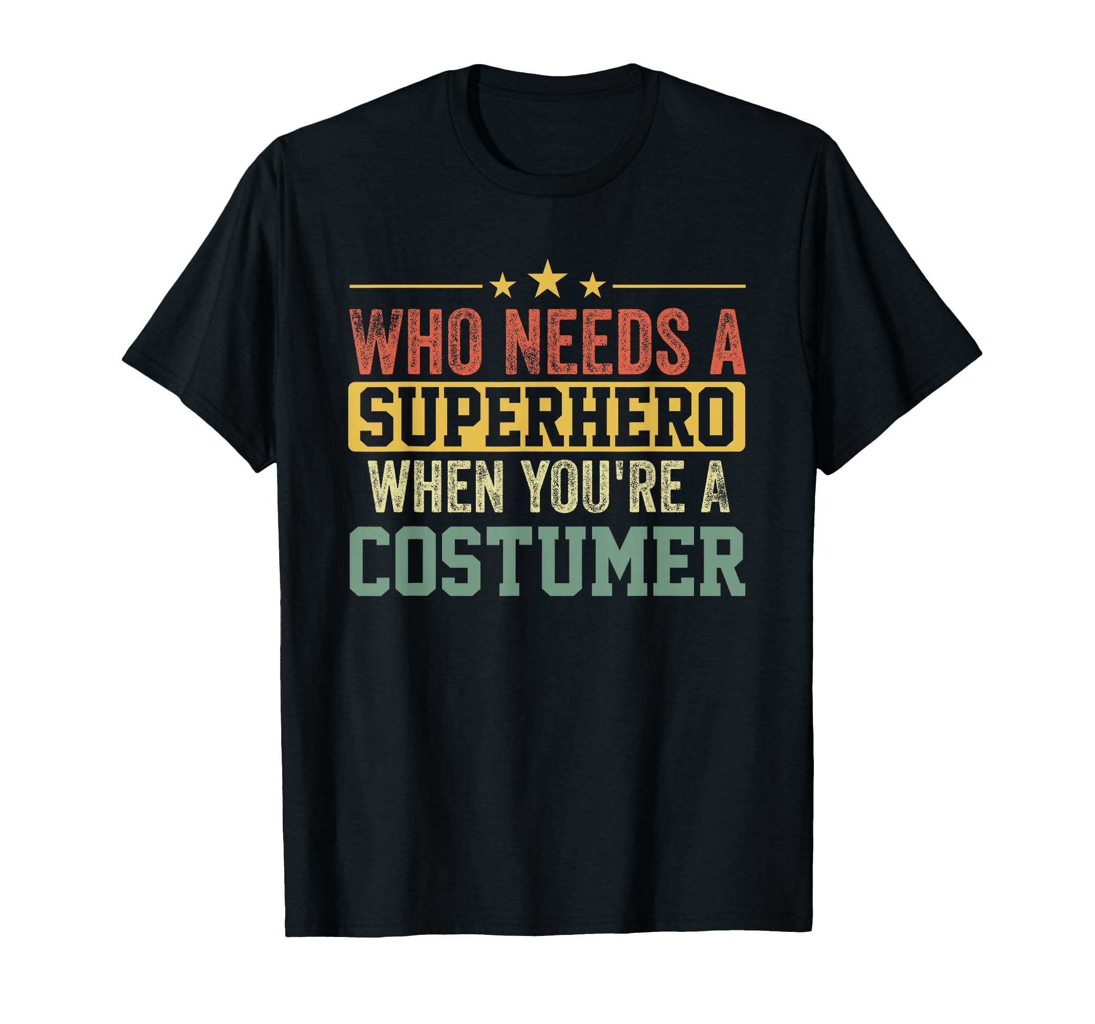 Funny Costumer Superhero Dad T-Shirt - Minimalist Print for Adults - T-Shirt, Sweatshirt, Hoodie