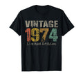 1974 Text 52Nd Birthday Gift 52 Year T-Shirt - Minimalist Print for Adults - T-Shirt, Sweatshirt, Hoodie