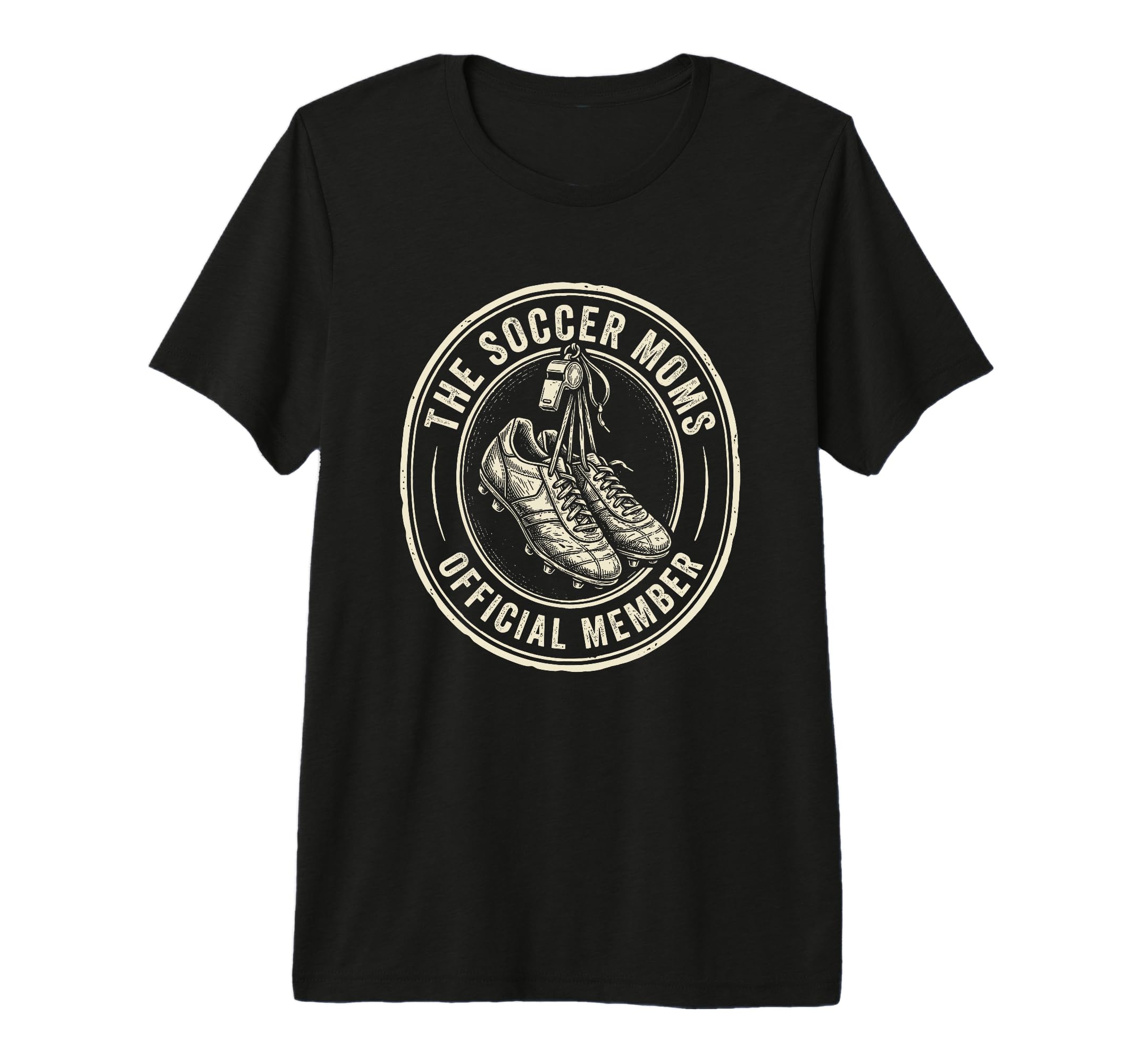 Soccer Moms Member Team Mom Tri T-Shirt - Casual Everyday Wear for Adults - T-Shirt, Sweatshirt, Hoodie