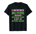 Badass Lawrence Name Unique Nickname T-Shirt - Custom Art Print Unisex - T-Shirt, Sweatshirt, Hoodie