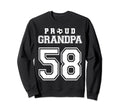 Number 58 Custom Proud Soccer Futbol Sweatshirt - Graphic Print Men Women - T-Shirt, Sweatshirt, Hoodie
