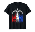 Red White Blue Patriotic Jets Usa T-Shirt - Novelty Apparel for Adults - T-Shirt, Sweatshirt, Hoodie
