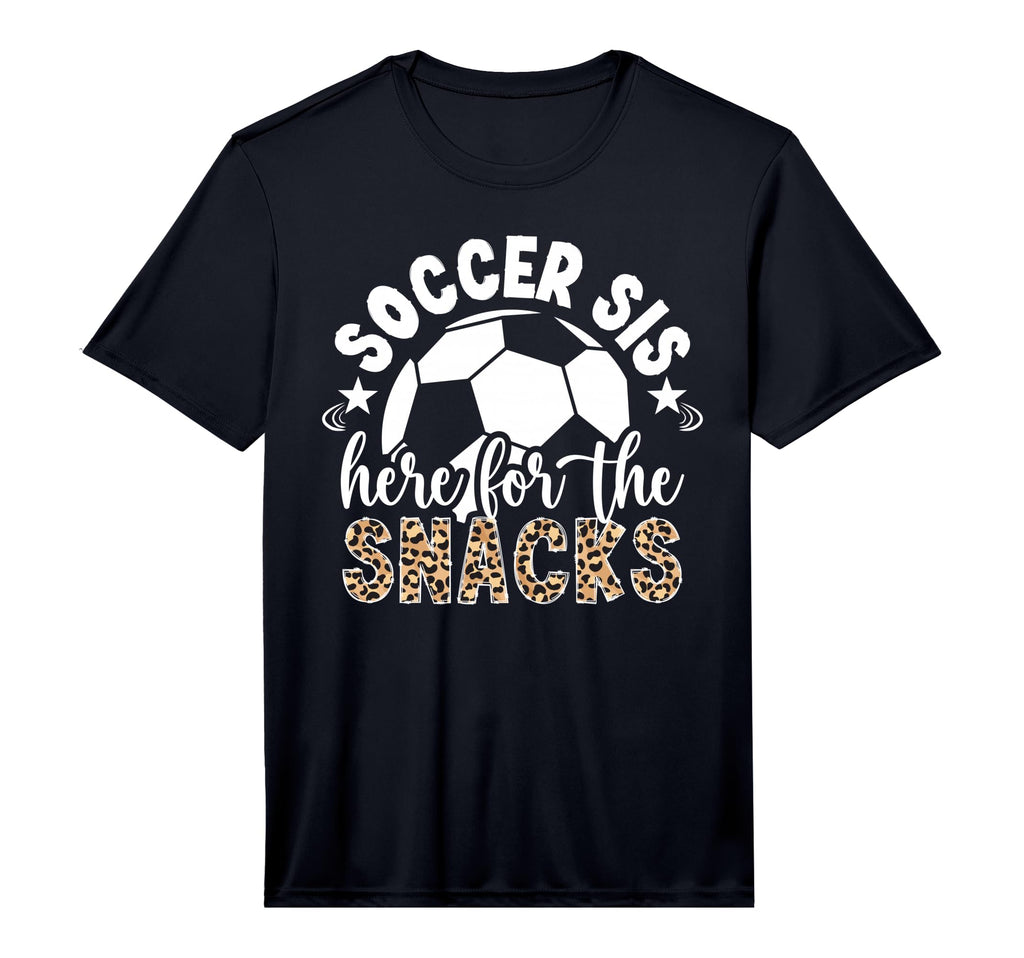 Soccer Sis Here Snacks Soccer T-Shirt - Casual Everyday Wear Men Women - T-Shirt, Sweatshirt, Hoodie