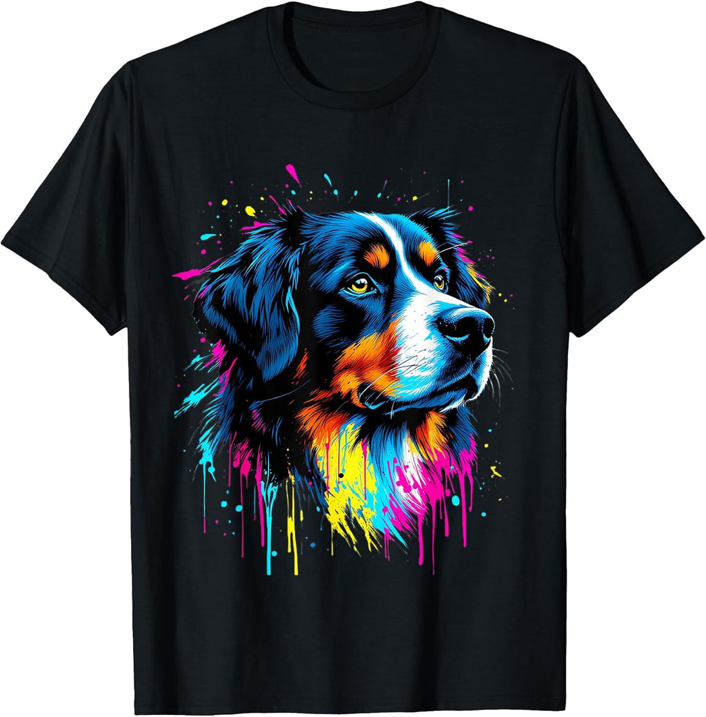 Mountain Dog Pop Art Beautiful Bernese Lovers - Adult & Kids T-Shirts, Sweatshirts & Hoodies apparel design preview 1