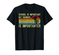 Swimmer School Is Important But Swimming T-Shirt - Custom Art Print Unisex - T-Shirt, Sweatshirt, Hoodie