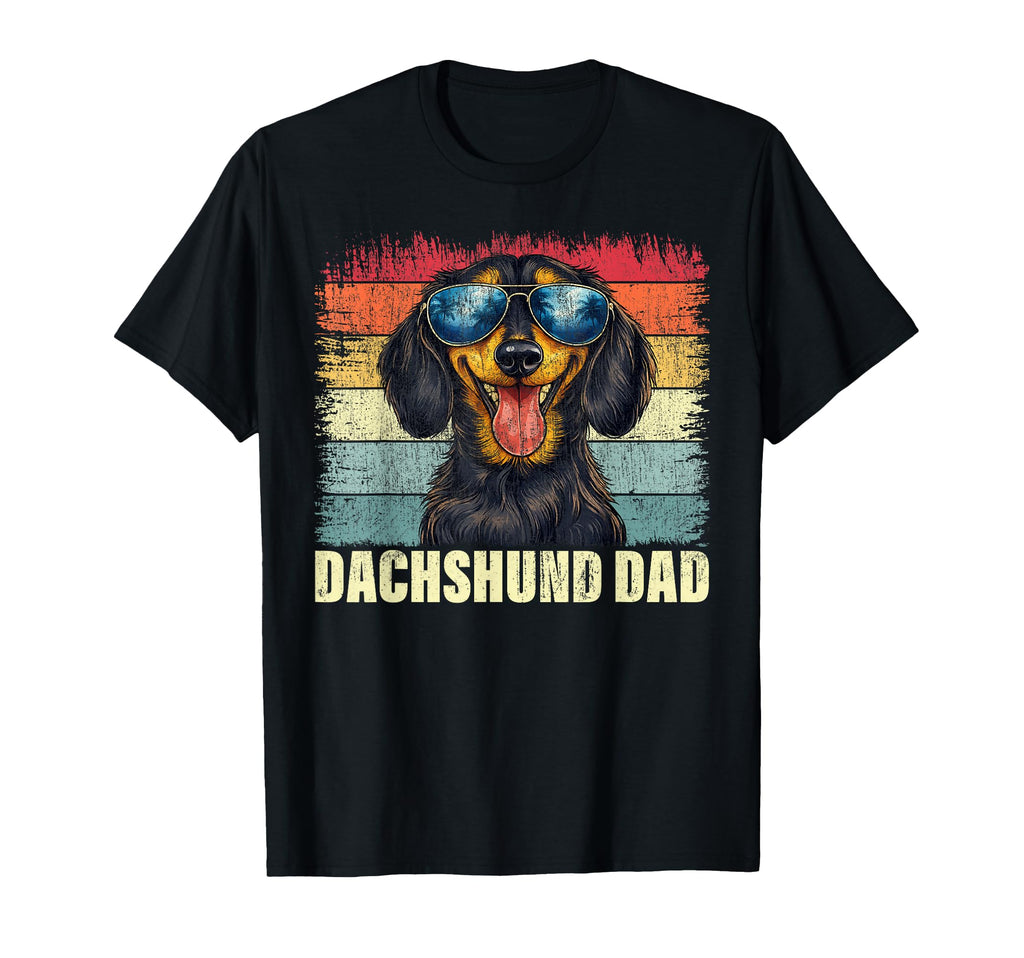 Dachshund Dad Fathers Day Wiener Dog T-Shirt - Unique Graphic for Adults - T-Shirt, Sweatshirt, Hoodie