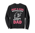 Just Who Really Loves Fishing Her Dad Sweatshirt - Streetwear Style Unisex - T-Shirt, Sweatshirt, Hoodie