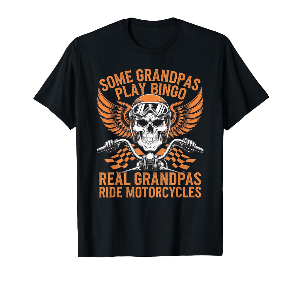 Some Grandpas Play Bingo Real Grandpas T-Shirt - Graphic Print for Adults - T-Shirt, Sweatshirt, Hoodie