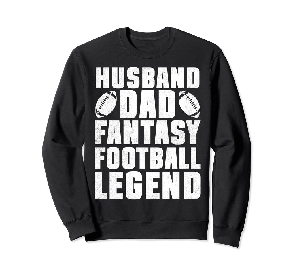 Husband Dad Fantasy Football Sweatshirt - Aesthetic Graphic Men Women - T-Shirt, Sweatshirt, Hoodie