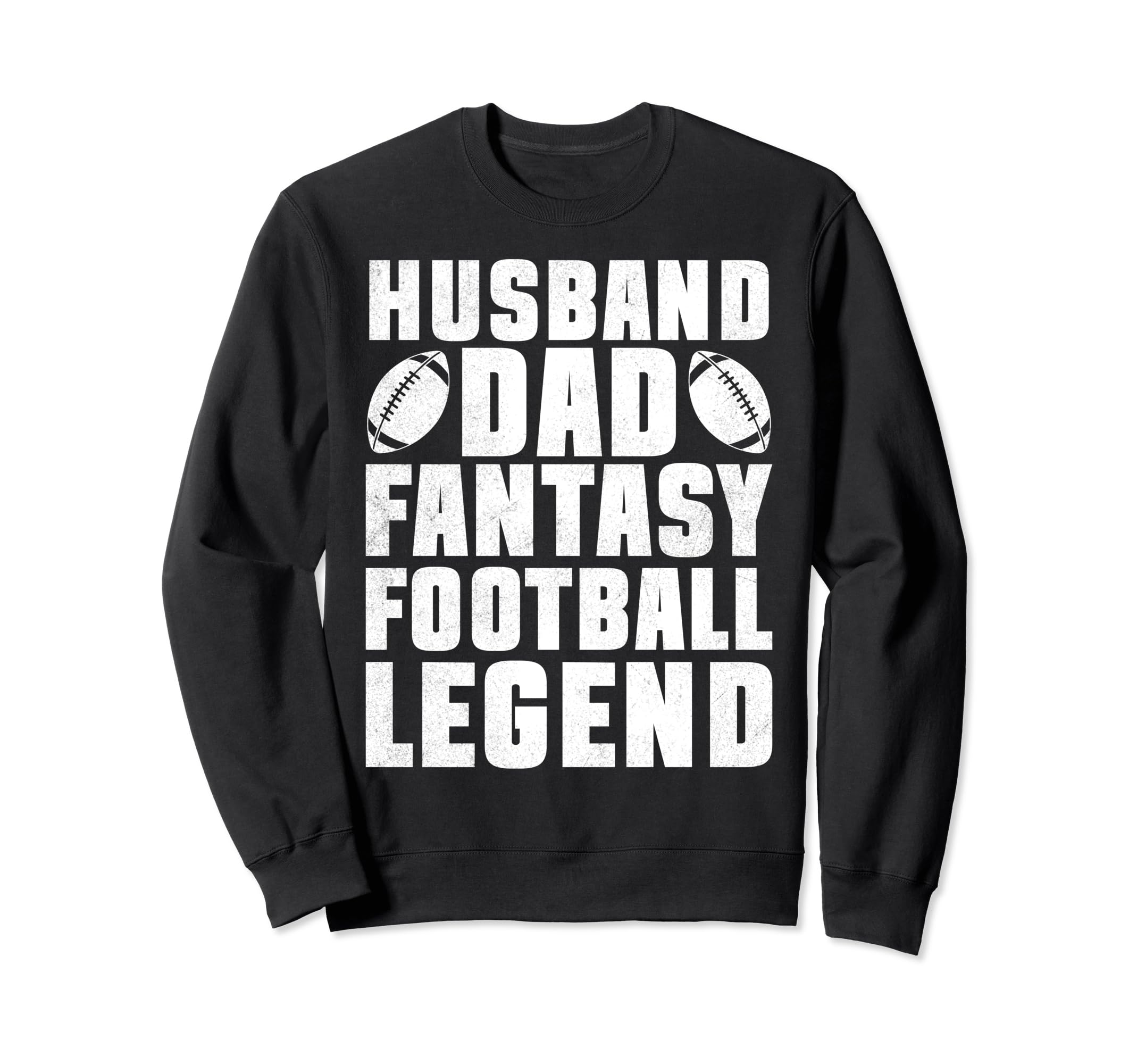 Husband Dad Fantasy Football Sweatshirt - Aesthetic Graphic Men Women - T-Shirt, Sweatshirt, Hoodie