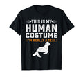 This Is My Human Costume Seal Lover Seal T-Shirt - Graphic Print Unisex - T-Shirt, Sweatshirt, Hoodie