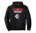 Tunisia Soccer Ball Net Tunisia Hoodie - Minimalist Print Men Women - T-Shirt, Sweatshirt, Hoodie