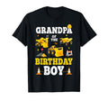Grandpa Birthday Bday Construction T-Shirt - Minimalist Print for Adults - T-Shirt, Sweatshirt, Hoodie