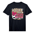 Mens Soccer And Cheer Mom Leopard T-Shirt - Trendy Graphic Men Women - T-Shirt, Sweatshirt, Hoodie