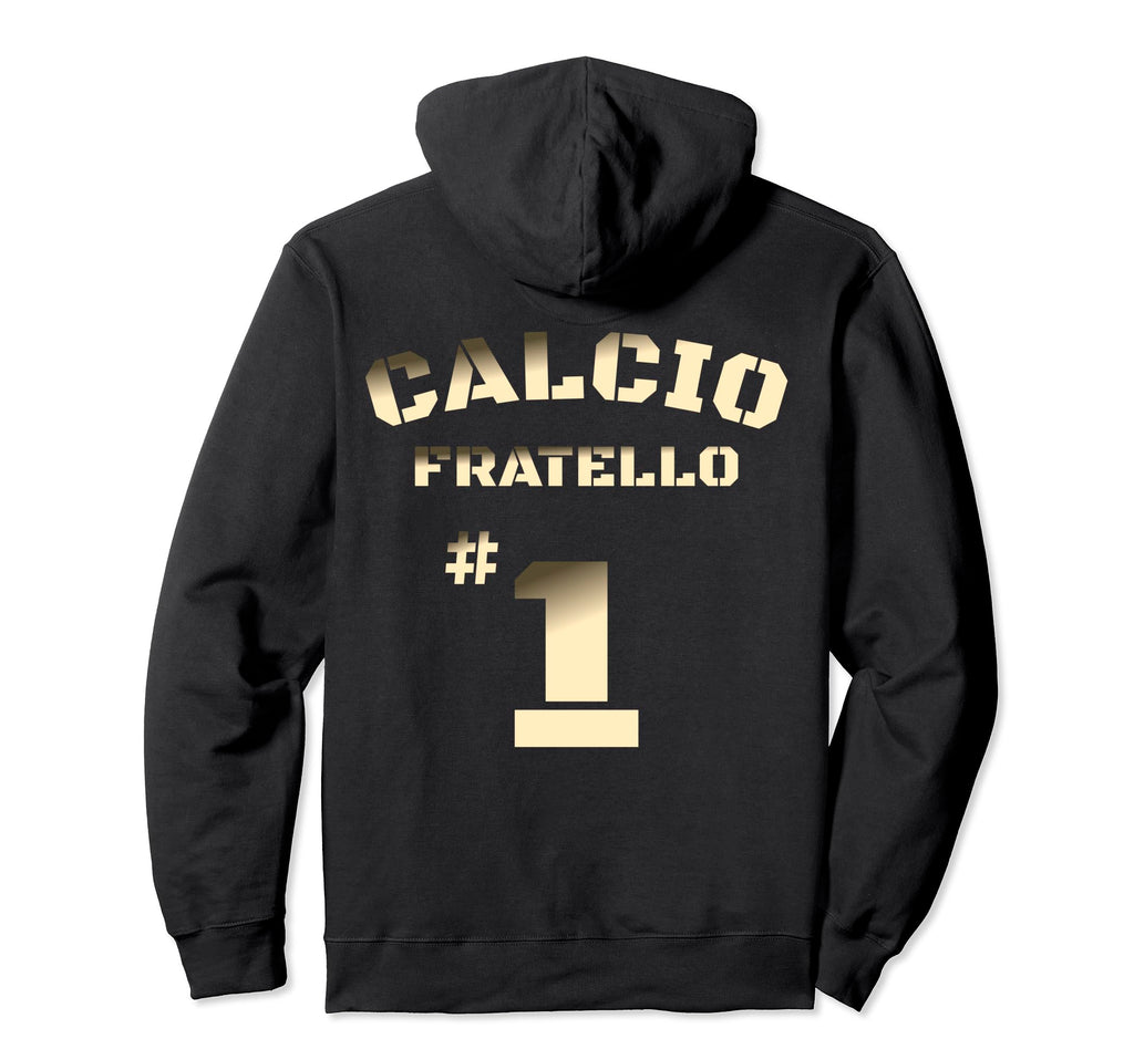 Italian Calcio Fratello Hoodie - Minimalist Print Men Women - T-Shirt, Sweatshirt, Hoodie