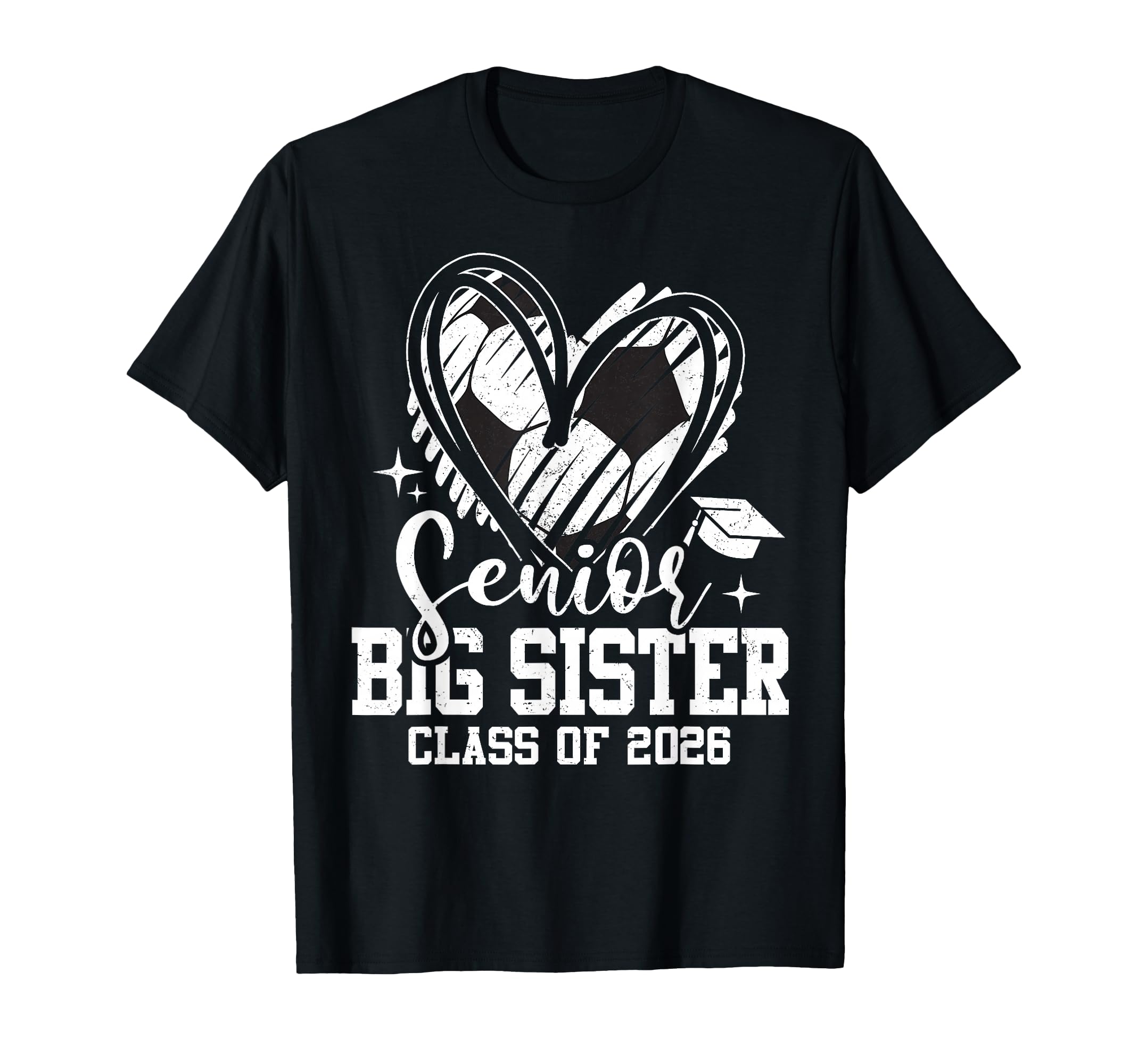 Senior Big Sister Class 2026 T-Shirt - Fun Novelty Design for Adults - T-Shirt, Sweatshirt, Hoodie
