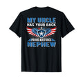 My Uncle Has Your Back Proud Air Force T-Shirt - Graphic Print Unisex - T-Shirt, Sweatshirt, Hoodie