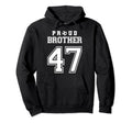 Number 47 Custom Proud Soccer Futbol Hoodie - Streetwear Style Unisex - T-Shirt, Sweatshirt, Hoodie