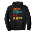 Fathers Day Dad Legend Husband Dad Hoodie - Streetwear Style Men Women - T-Shirt, Sweatshirt, Hoodie