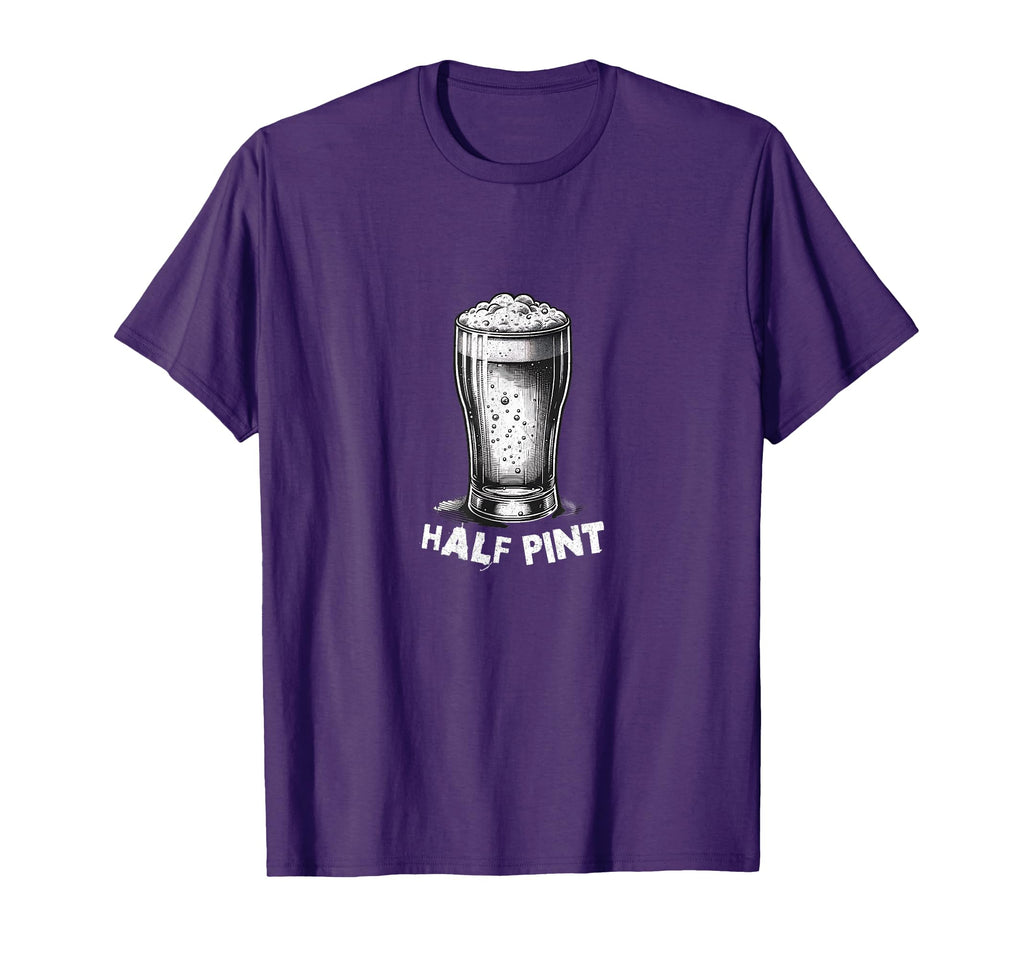 Funny Half Pint Father And Son T-Shirt - Fun Novelty Design for Adults - T-Shirt, Sweatshirt, Hoodie