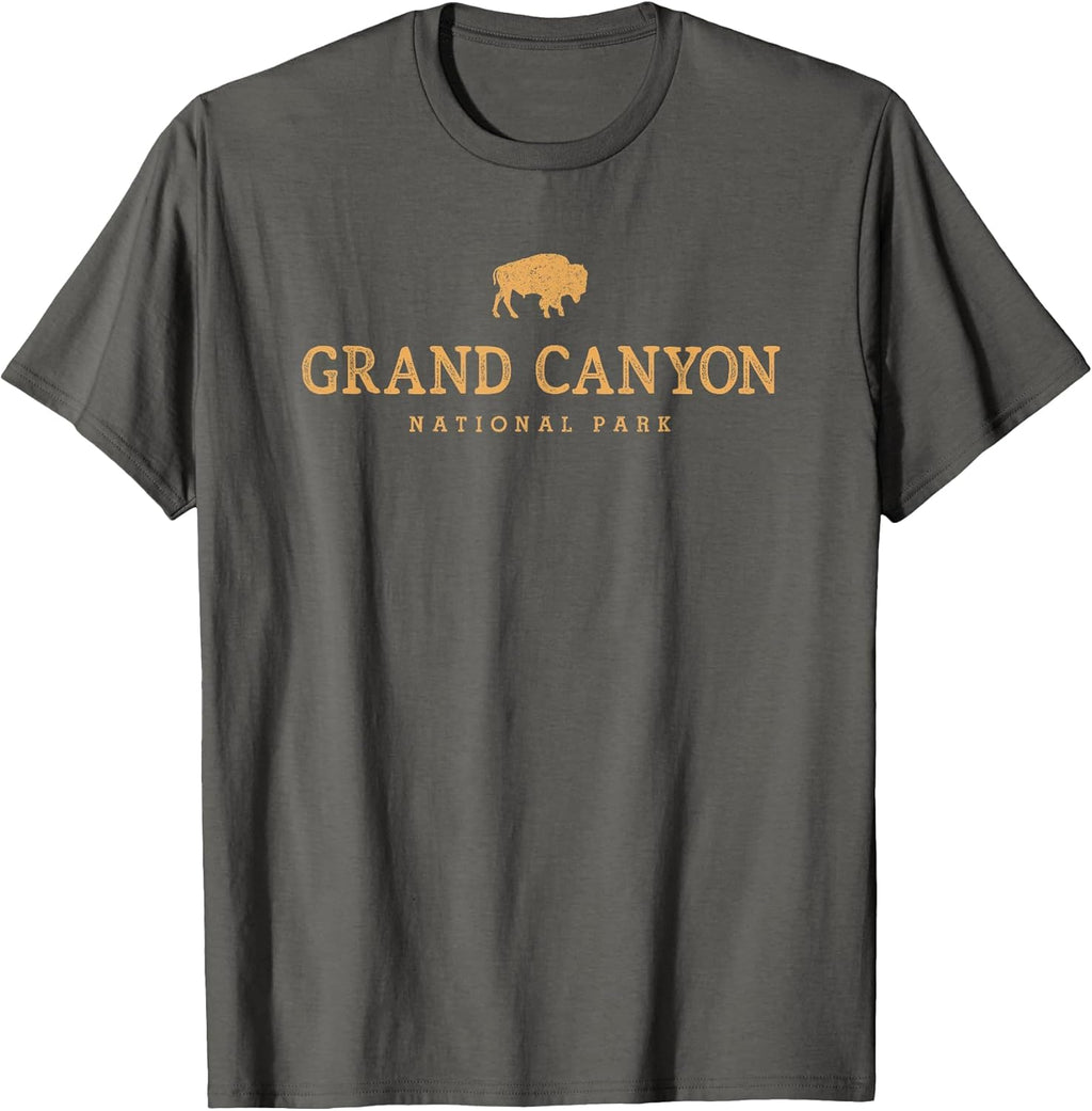 Grand Canyon National Park Arizona Bison Buffalo - Adult & Kids T-Shirts, Sweatshirts & Hoodies apparel design preview 1