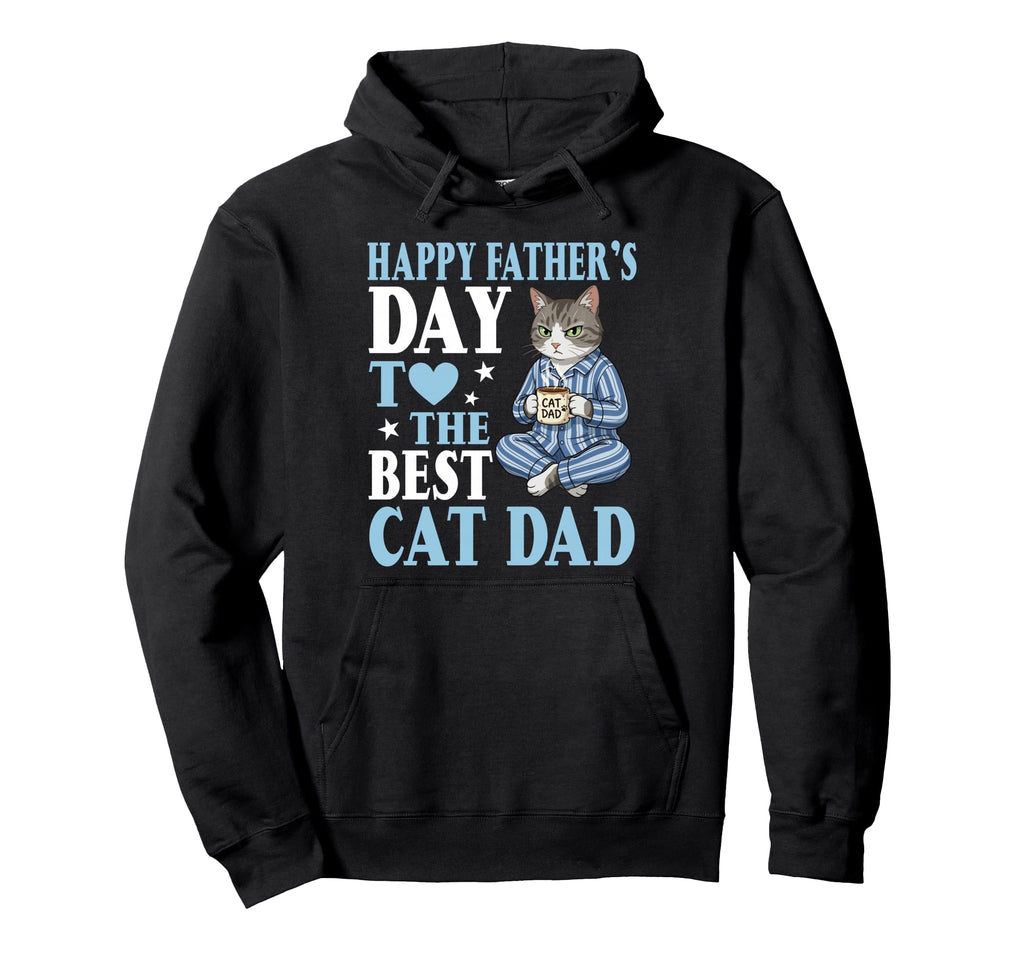 Happy Fathers Day To Best Manx Cat Dad Hoodie - Fun Novelty Design Unisex - T-Shirt, Sweatshirt, Hoodie
