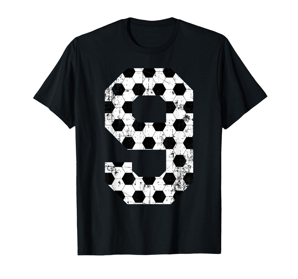 Soccer 9 Jersey Number T-Shirt - Casual Everyday Wear Men Women - T-Shirt, Sweatshirt, Hoodie