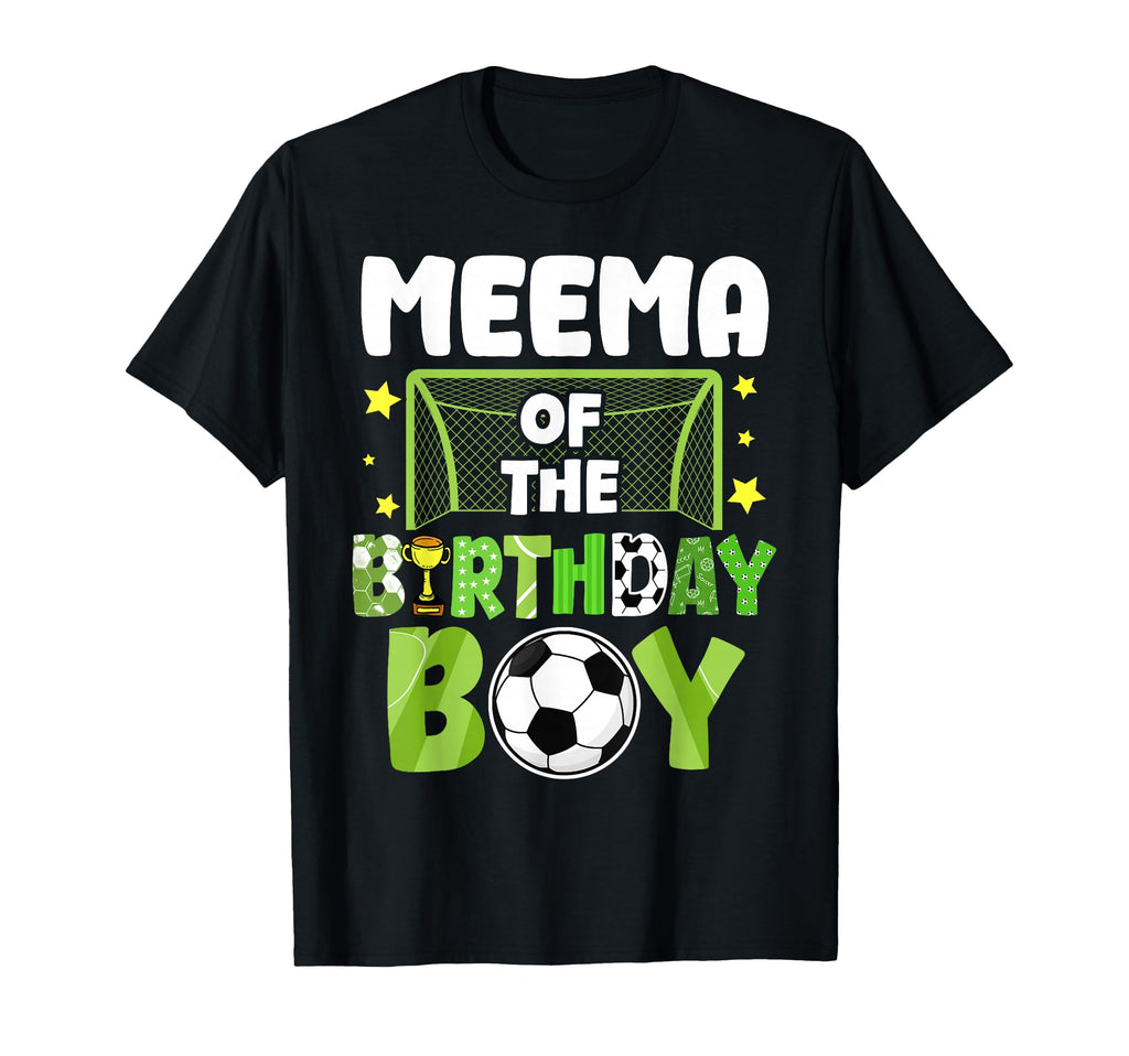 Soccer Meema Birthday Party Family T-Shirt - Aesthetic Graphic Men Women - T-Shirt, Sweatshirt, Hoodie