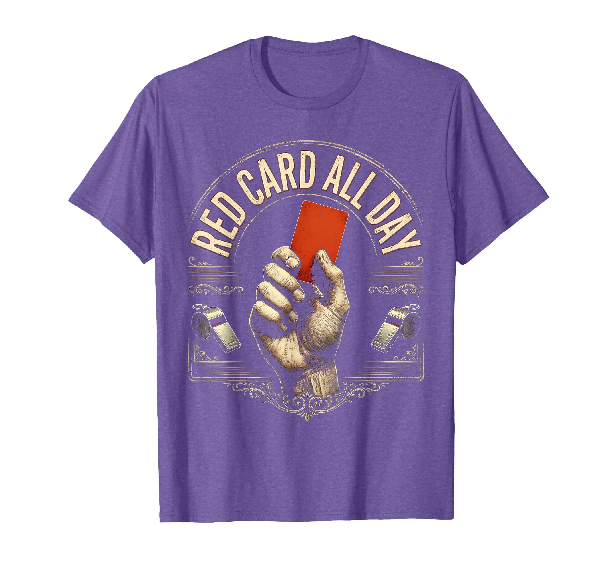 Red Card All Day Soccer Referee T-Shirt - Streetwear Style Unisex - T-Shirt, Sweatshirt, Hoodie