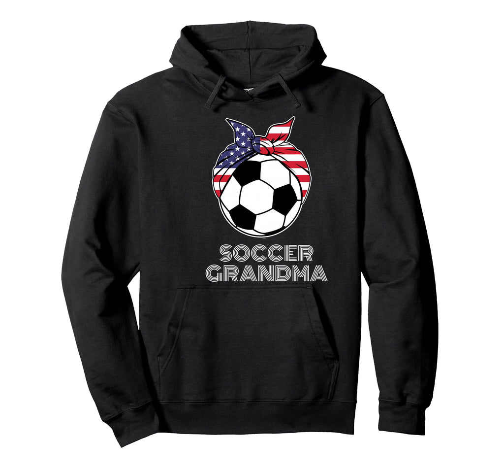 Bandana Soccer Ball Grandmother Hoodie - Casual Everyday Wear for Adults - T-Shirt, Sweatshirt, Hoodie