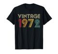 1972 50Th Birthday Gift 50 Years Old T-Shirt - Aesthetic Graphic Men Women - T-Shirt, Sweatshirt, Hoodie